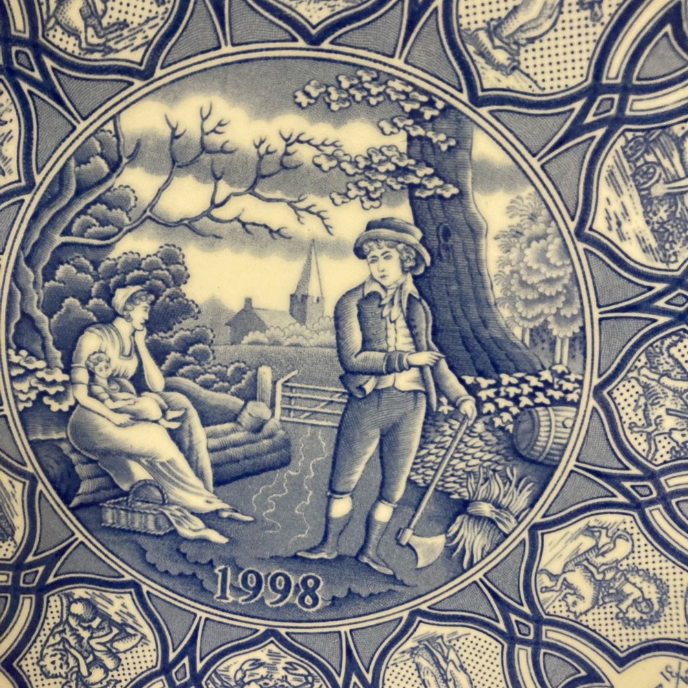 Spode Blue Room Calendar Plates - Picture 5 of 9
